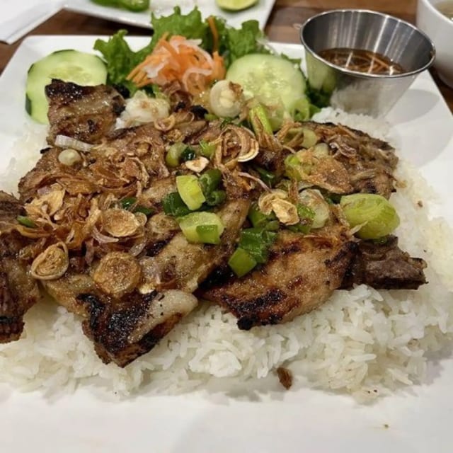 G2.  Grilled pork chop.