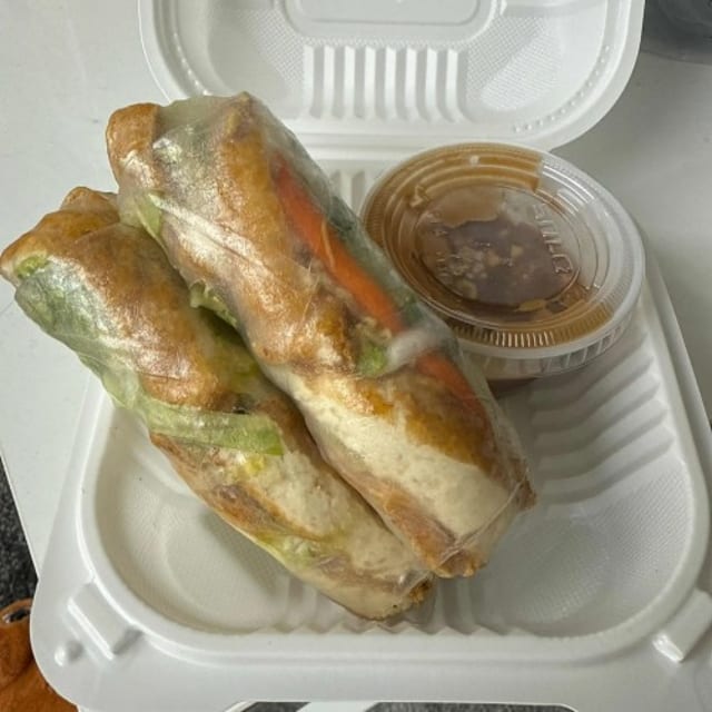 C1.  Veggie summer rolls.