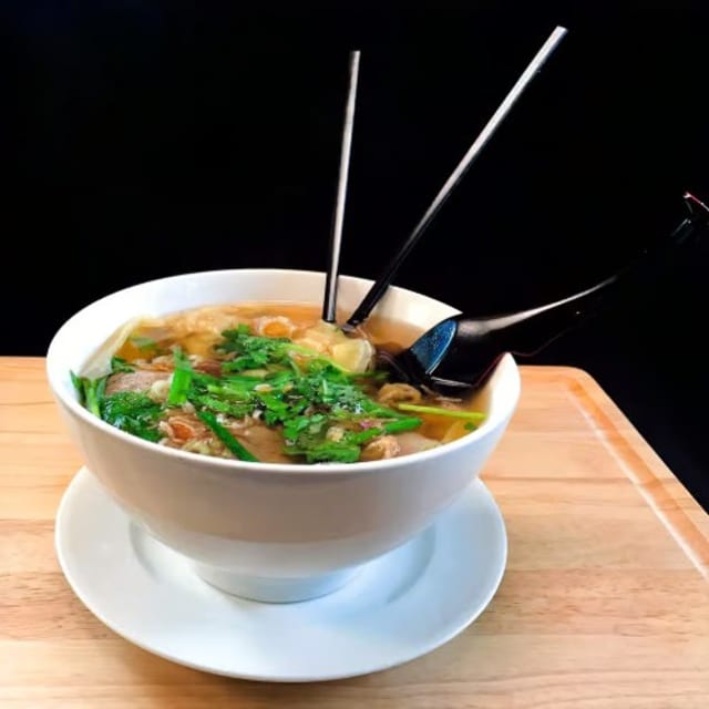 S3.  Wonton noodle soup.